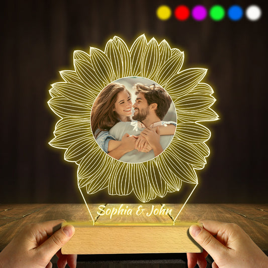Tu es mon rayon de soleil - Cadeau pour maman, grand-mère, sœur, fille, fils, frère, grand-père, papa, épouse, époux, ami(e) - Plaque lumineuse personnalisée
