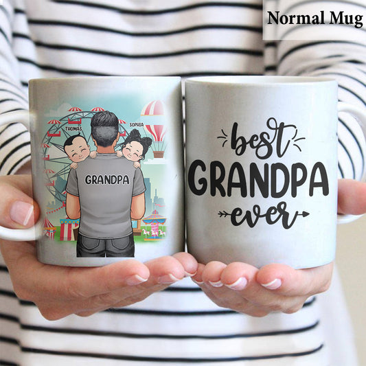 Meilleur papa du monde - Cadeau pour papa, grand-père, oncle, mari - Mug personnalisé