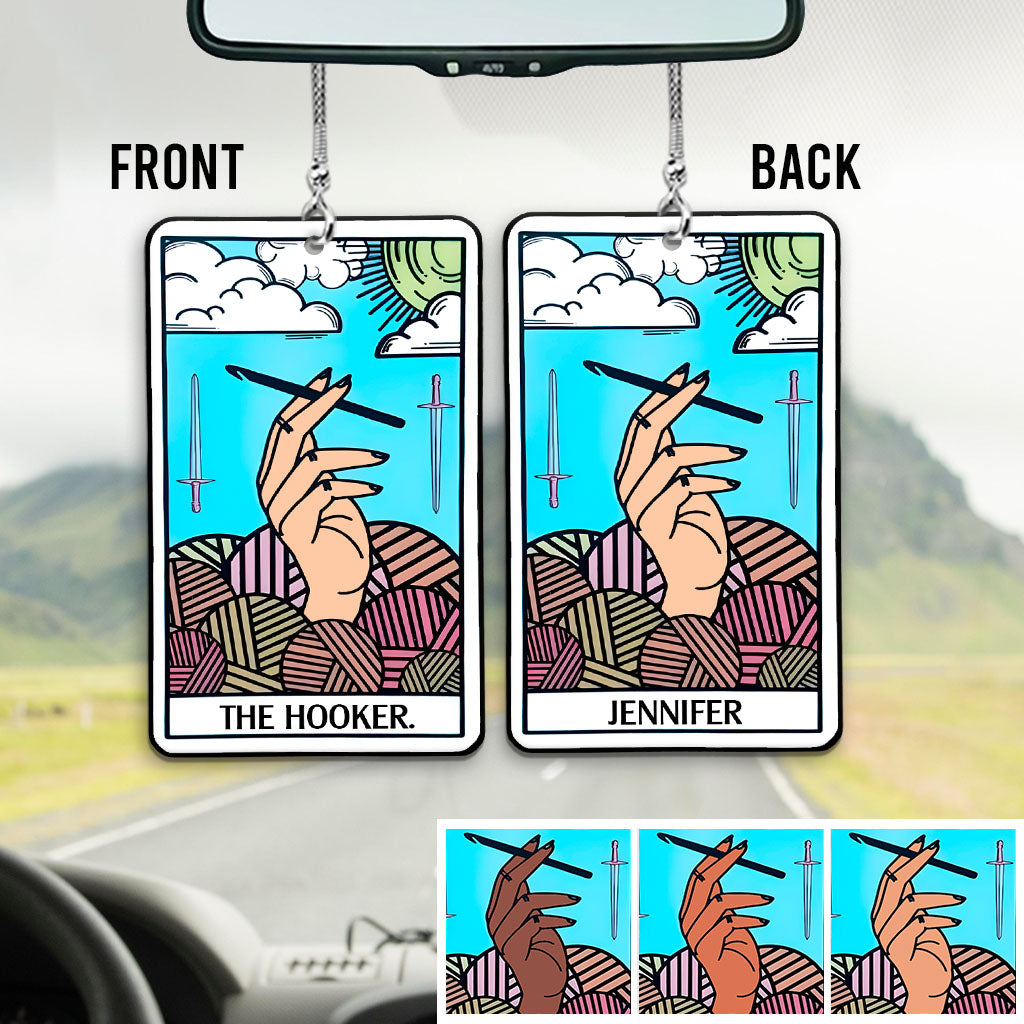 Le Hocker - Ornement de voiture personnalisé au crochet