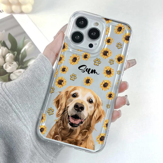 Tu es mon rayon de soleil - Coque de téléphone transparente personnalisée pour chien