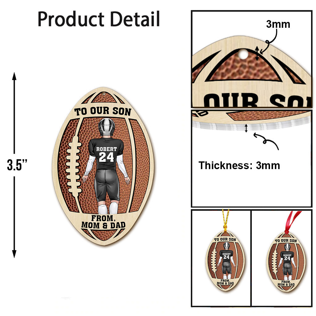 À notre fils - cadeau pour notre fils - Ornement personnalisé