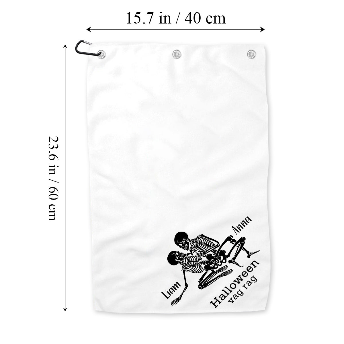 Halloween Rag - Personalized Couple Towel