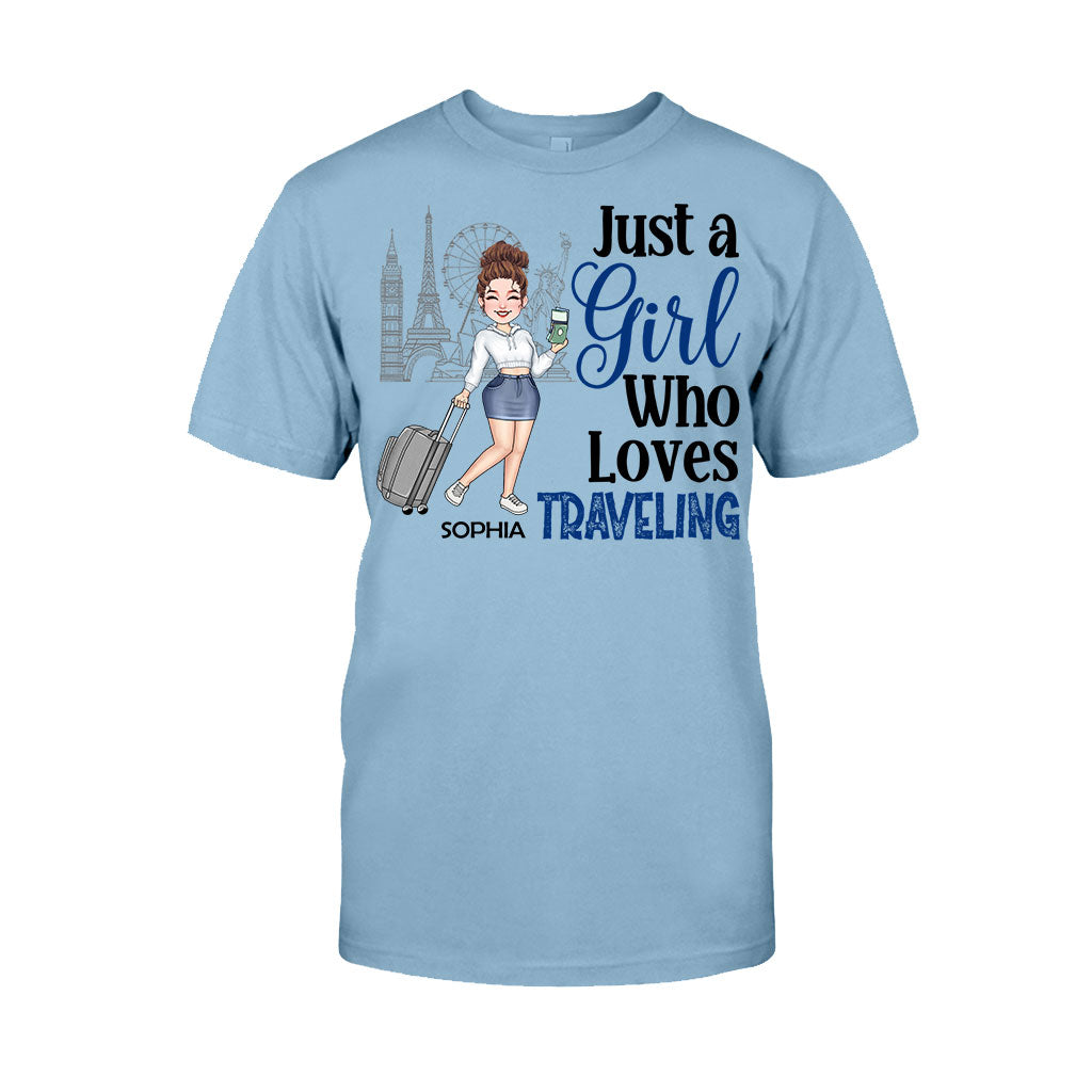 Juste une fille qui adore les croisières - T-shirt et sweat à capuche personnalisés pour les croisières