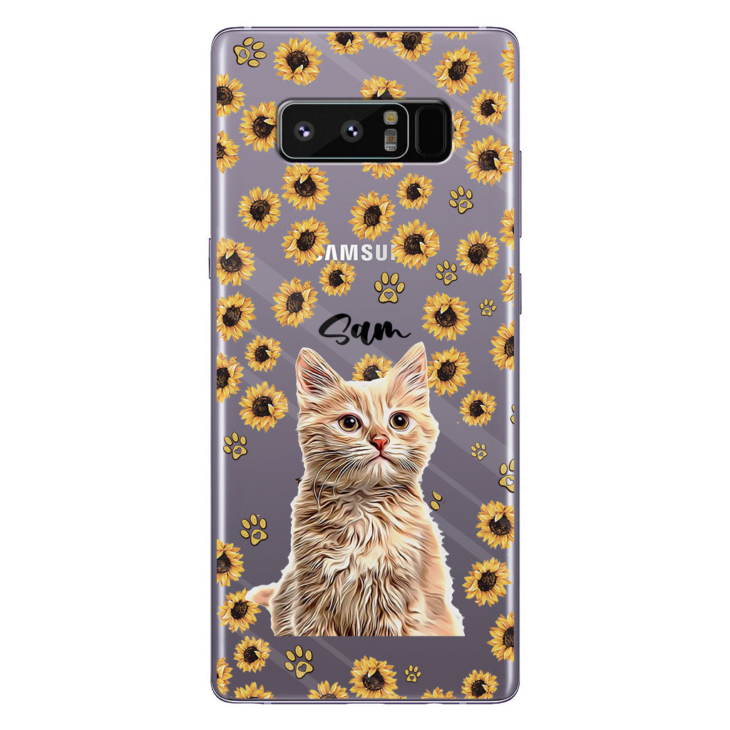 Tu es mon rayon de soleil - Coque de téléphone transparente personnalisée pour chien