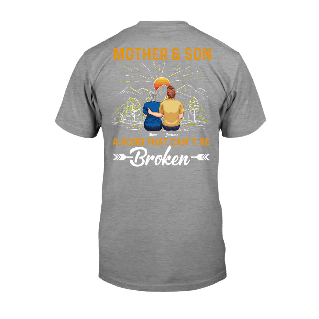 Mère et fils : un lien indéfectible - T-shirt et sweat à capuche personnalisés pour maman