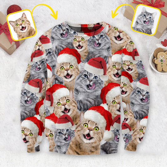 Joyeux Noël - Cadeau pour les amoureux des chiens - Pull moche personnalisé