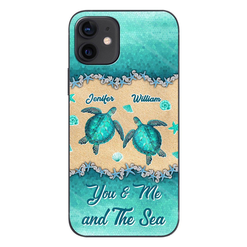 Salty Lil' Beach - Personalized Turtle Phone Case