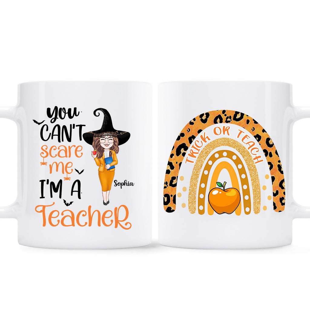 Tu ne peux pas me faire peur, je suis enseignant(e) ! – Mug personnalisé pour enseignants