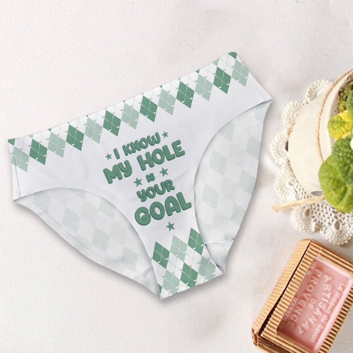 Mon trou est votre objectif - Culottes de golf personnalisées pour femmes