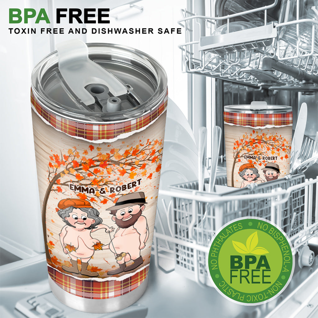 Je veux vieillir avec toi - Gobelet isotherme personnalisé pour couples