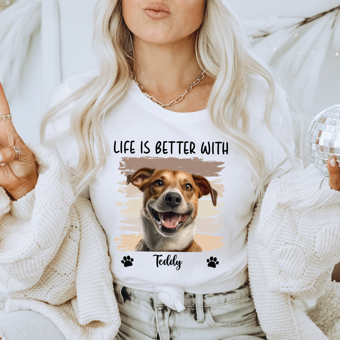 Life Is Better With Pet - Personalized Dog T-shirt And Hoodie