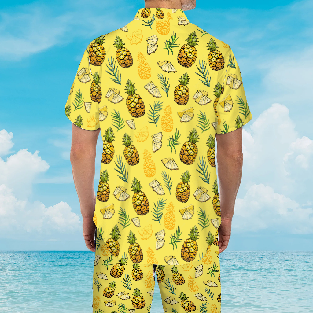 Quelle idée horrible ! - Chemise hawaïenne et short pour homme personnalisés « Amoureux de la mer »
