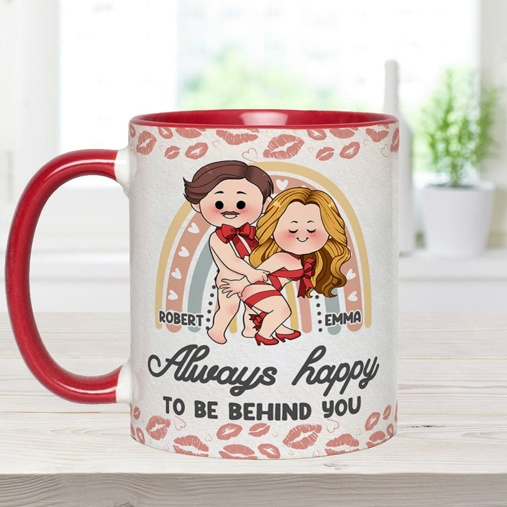 Toujours heureux d'être à vos côtés - Mug personnalisé pour couple