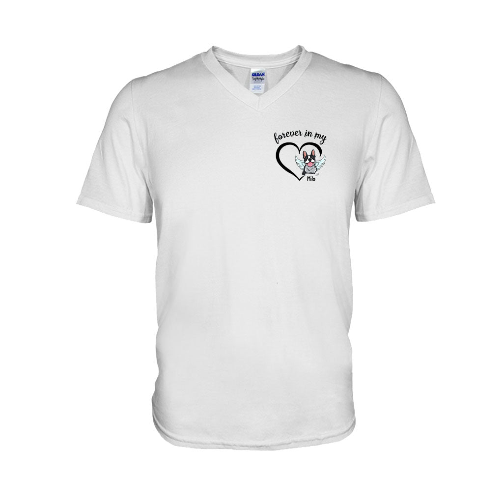 À jamais dans mon cœur - T-shirt et sweat à capuche personnalisés pour chien