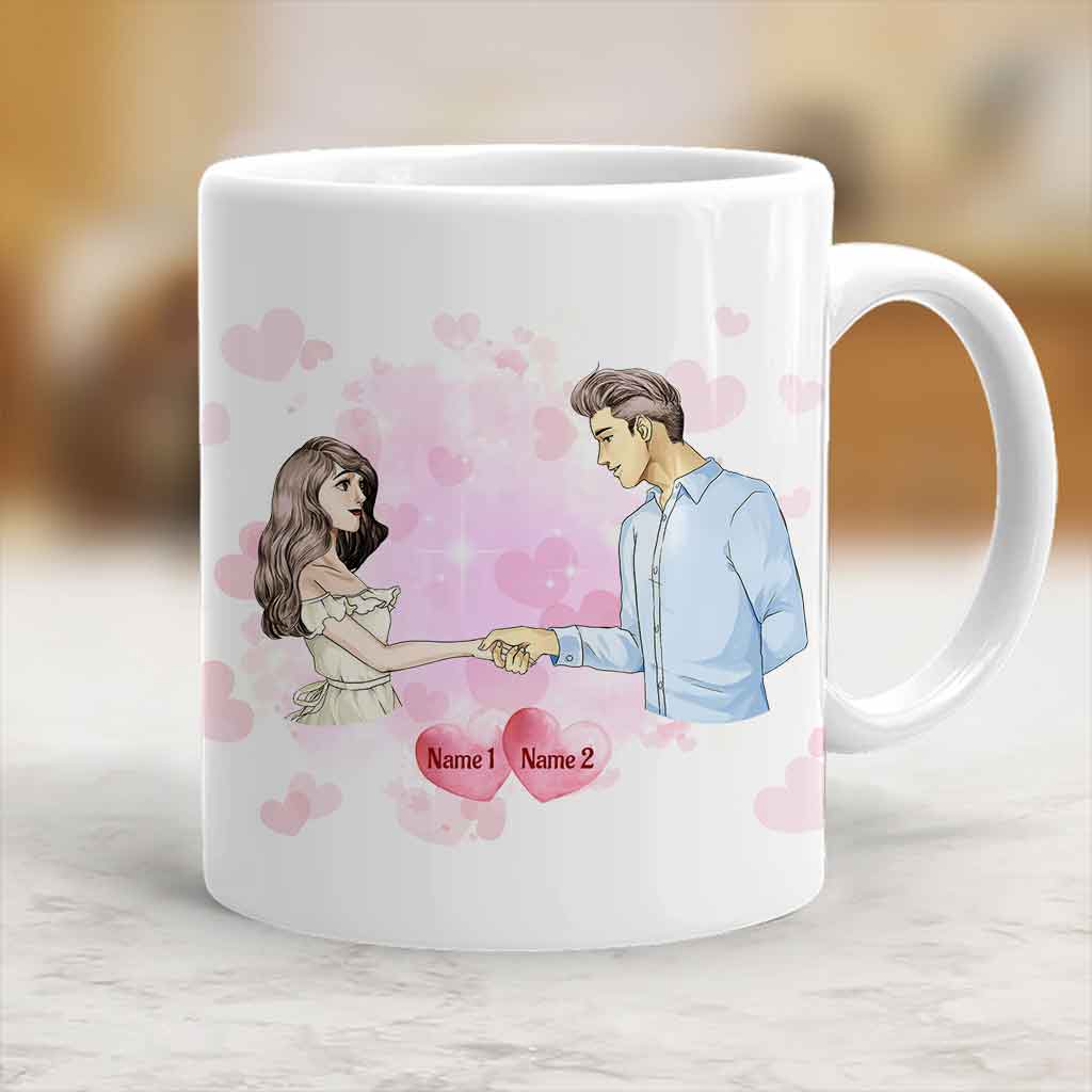 Dieu savait que mon cœur avait besoin de toi - Mug personnalisé pour couple