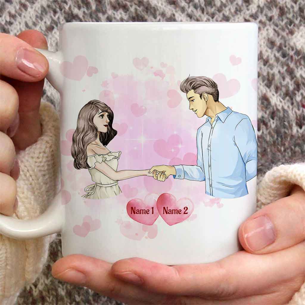 Dieu savait que mon cœur avait besoin de toi - Mug personnalisé pour couple