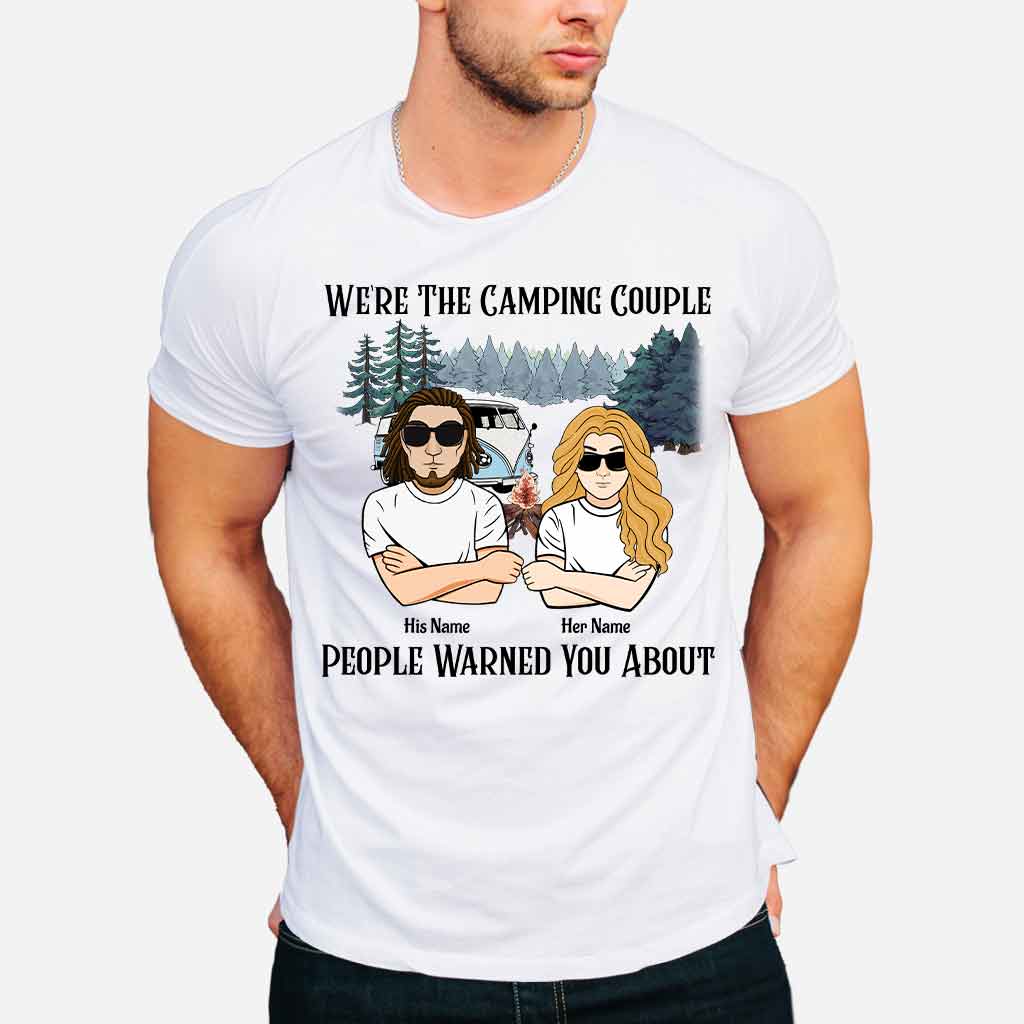 We're The Camping Couple - Personalized T-shirt and Hoodie