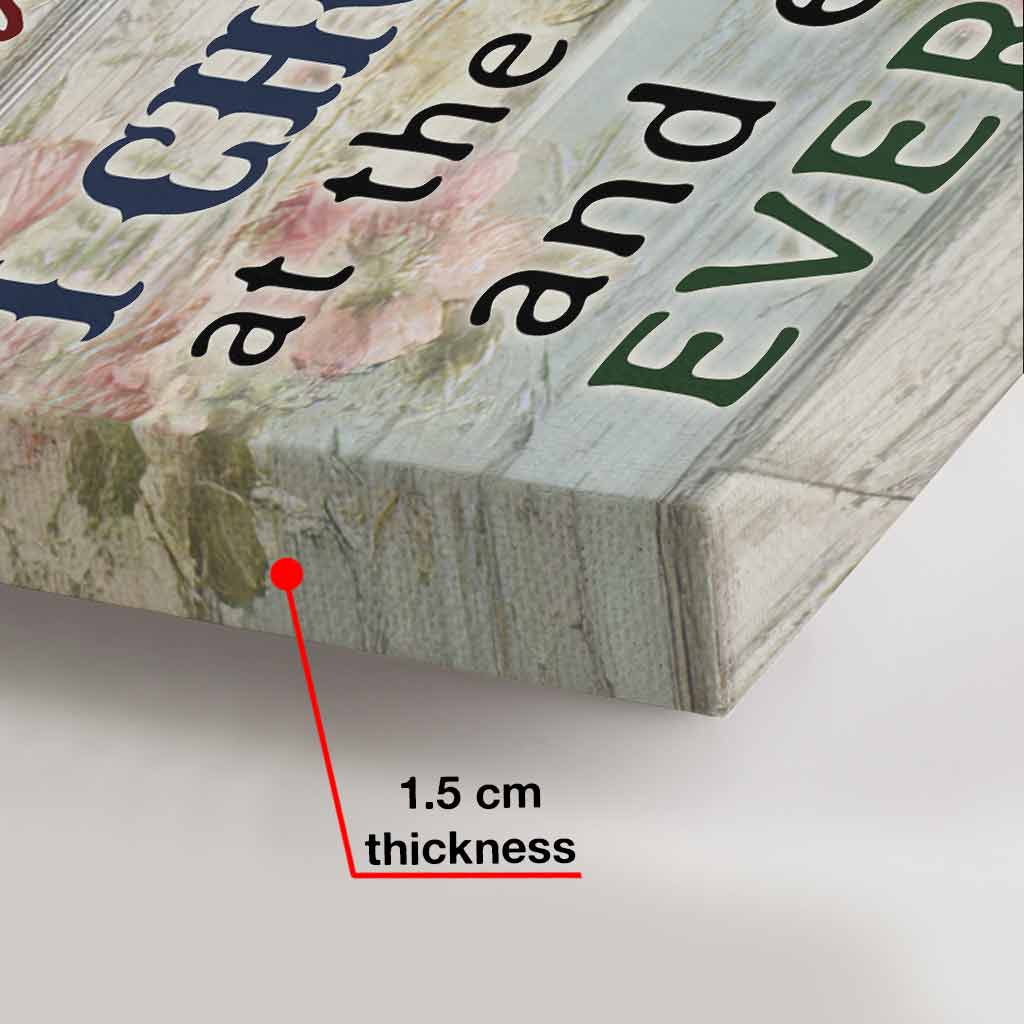 Jusqu'à la fin de nos jours - Affiche personnalisée pour couples