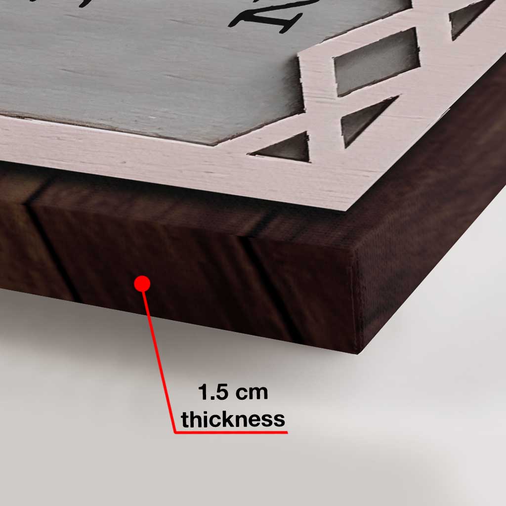 L'amour est ici - Affiche personnalisée pour couples