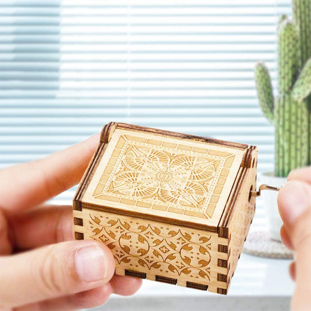 Dear Mom I’m Yours No Returns Or Refunds - Personalized Mother’s Day Mother Hand Crank Music Box