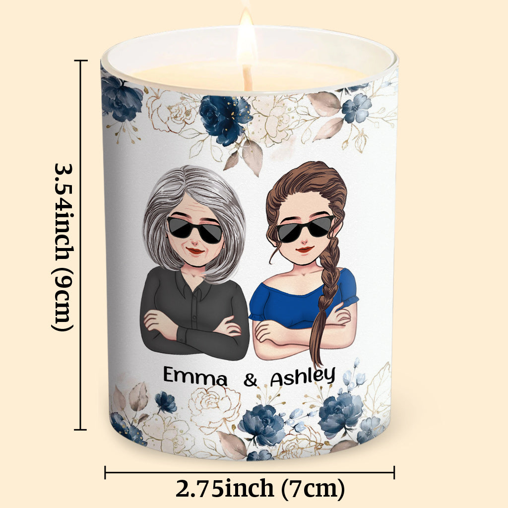 J'espère que cette bougie sentira meilleur - Bougie personnalisée pour la fête des mères avec couvercle en bois