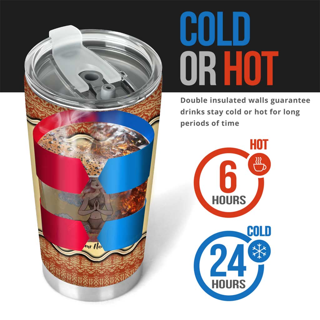 I Am Divine Intuitive Expressive - Personalized Yoga Tumbler