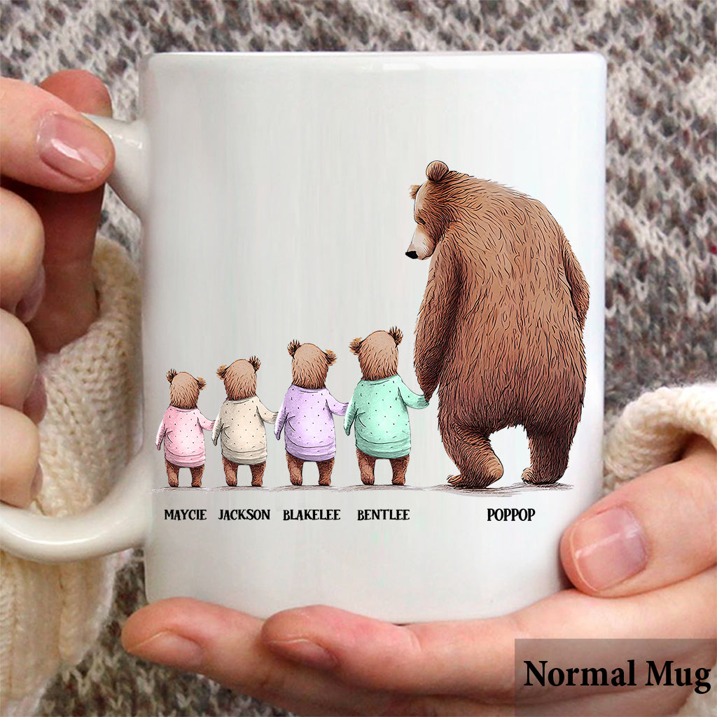 Mug Papa Ours Inestimable - Mug personnalisé pour la fête des pères