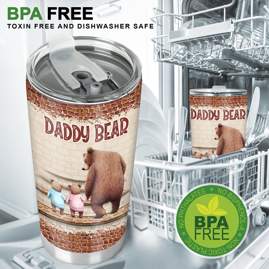 Gobelet isotherme personnalisé Papa Ours pour la fête des pères