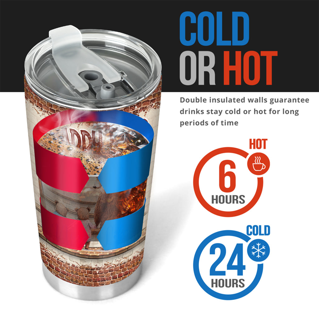 Gobelet isotherme personnalisé Papa Ours pour la fête des pères