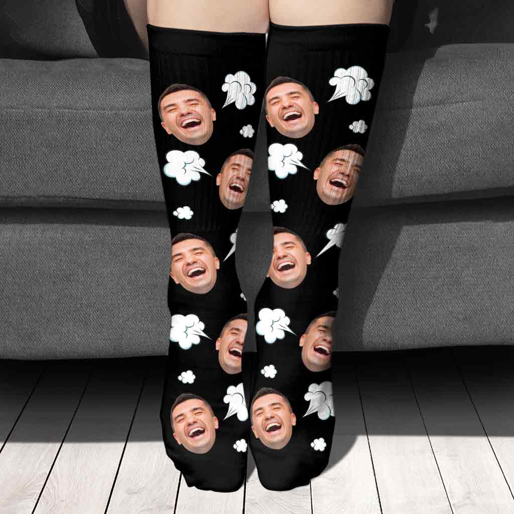 Le meilleur péteur du monde - Chaussettes de papa personnalisées