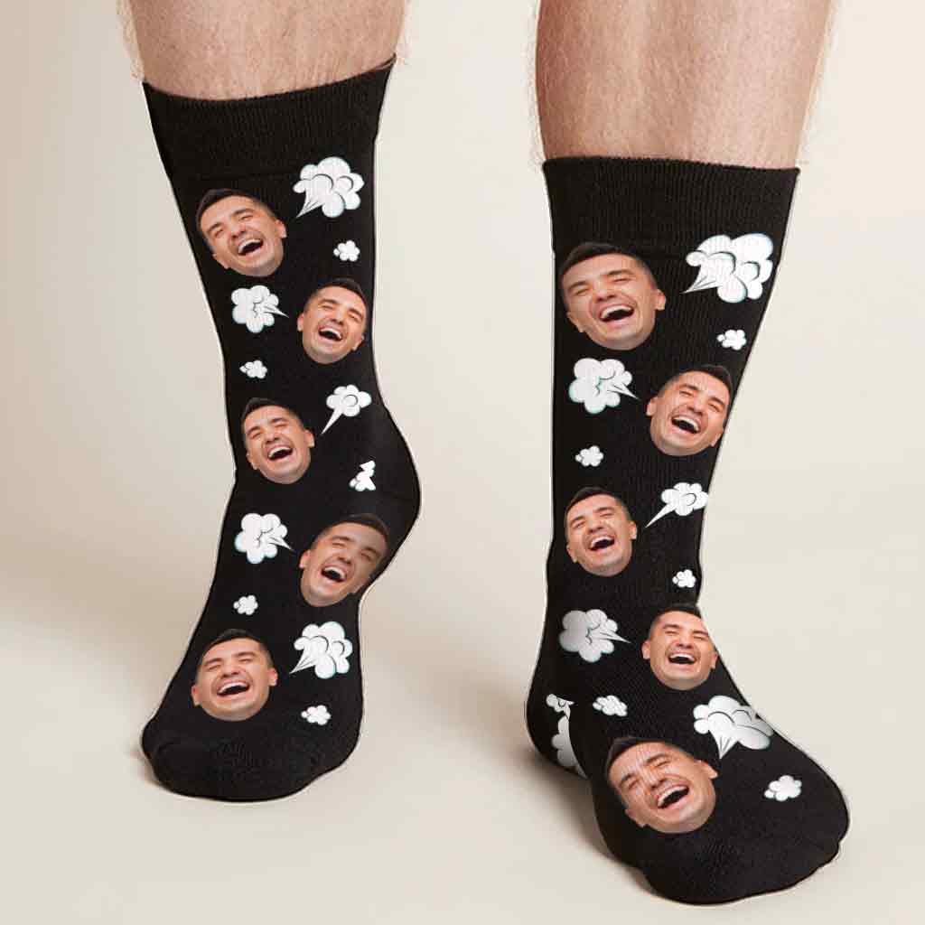 Le meilleur péteur du monde - Chaussettes de papa personnalisées