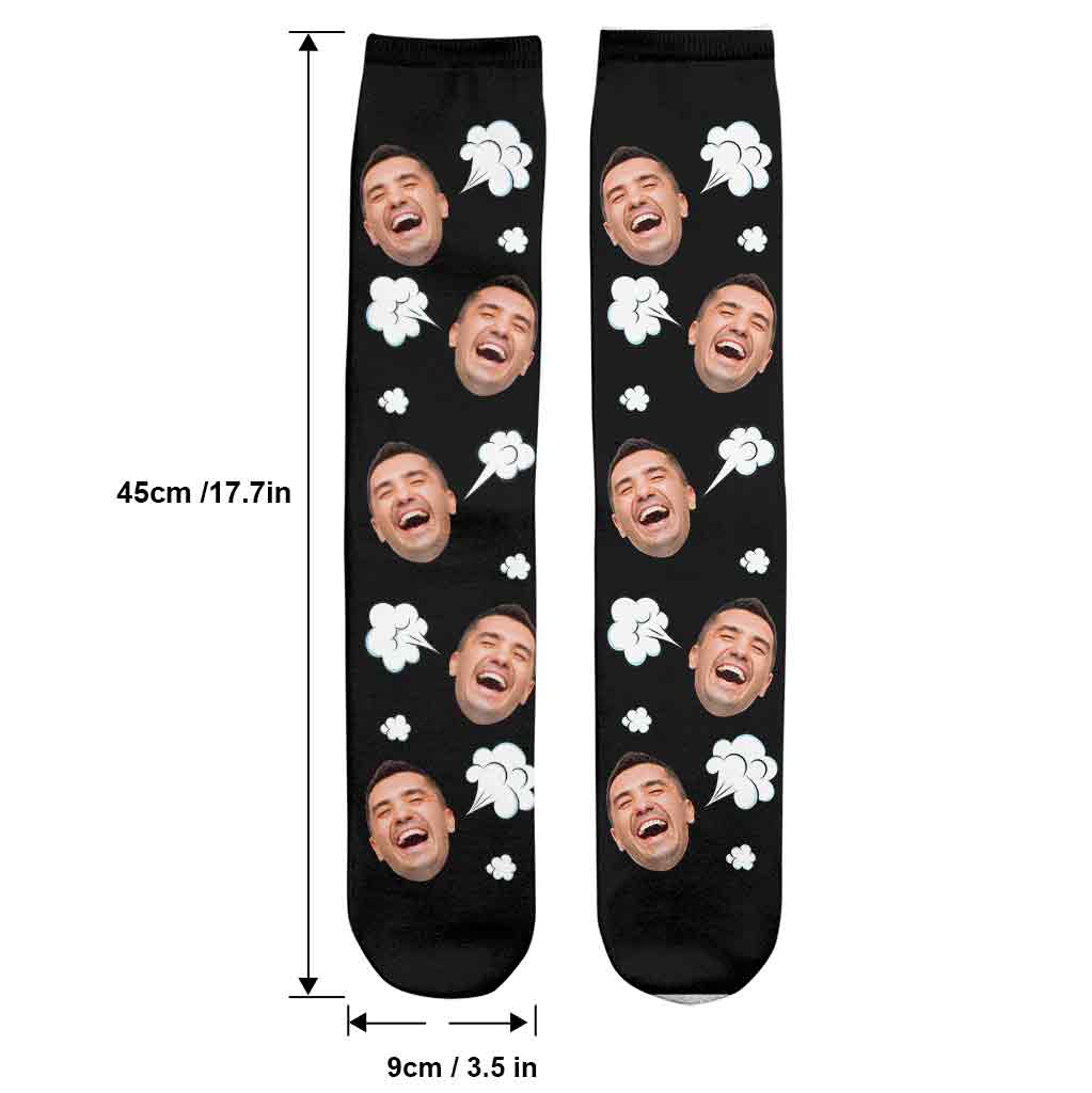 Le meilleur péteur du monde - Chaussettes de papa personnalisées
