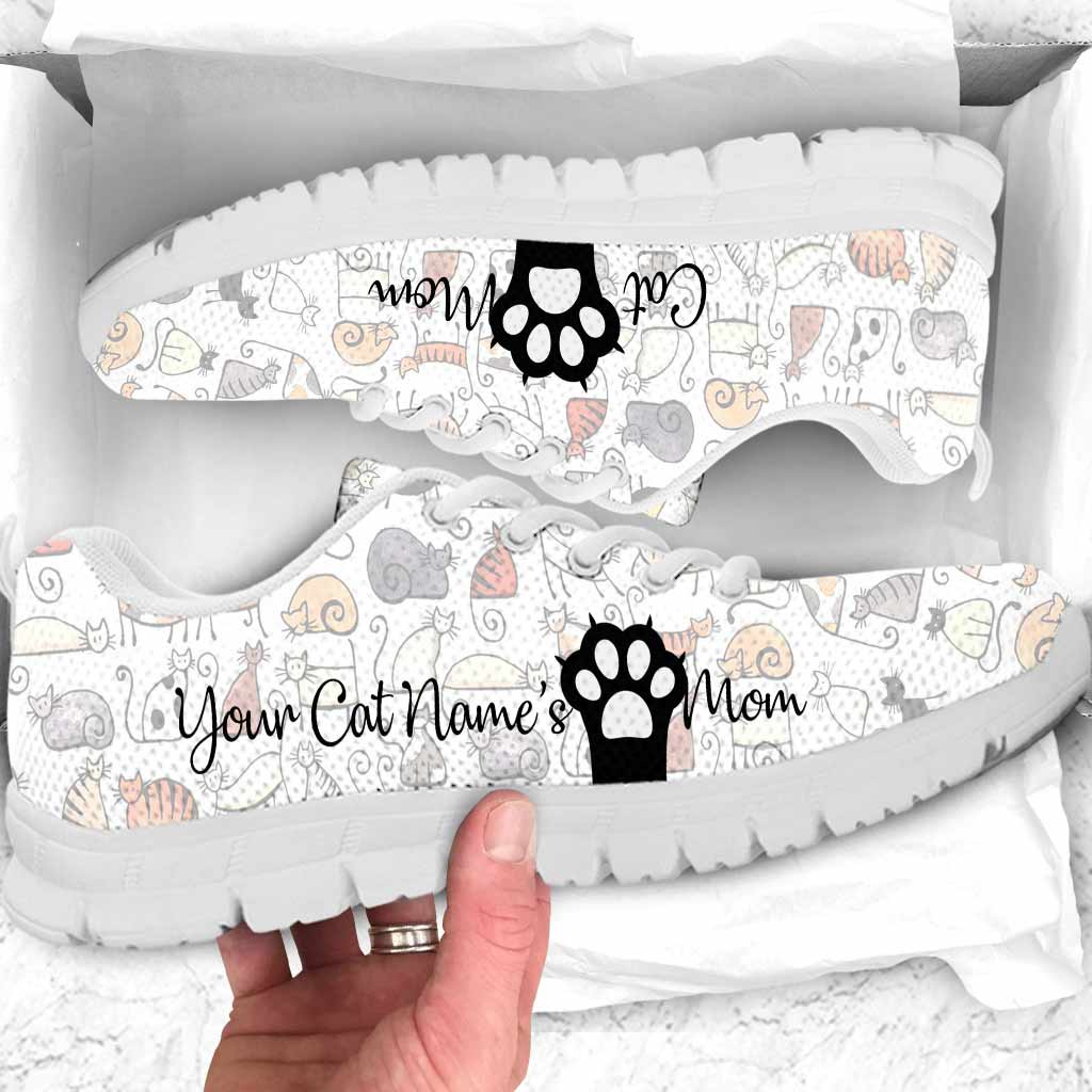 Cats Rule The World Personalized Sneakers