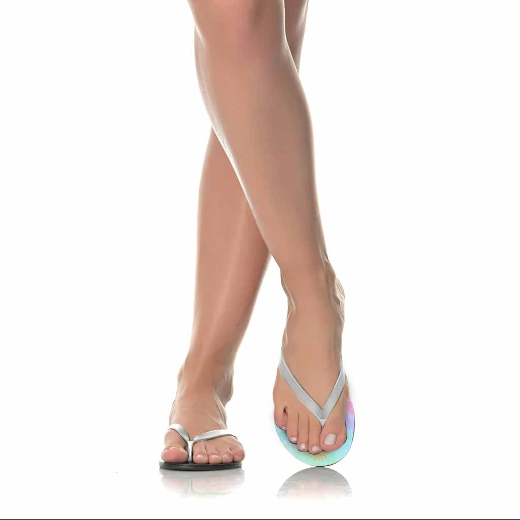 School Work Gone Flip Flops On - Personalized Teacher Flip Flops