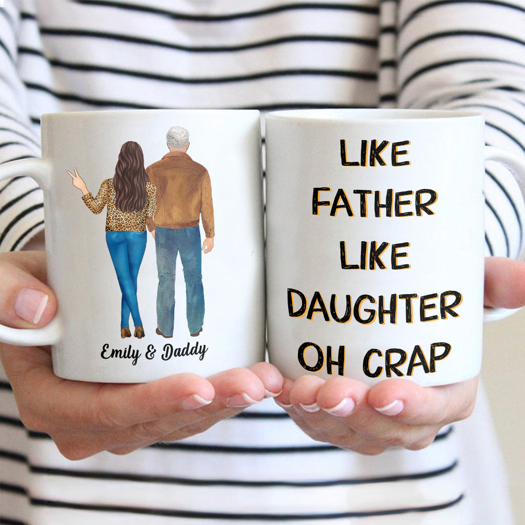 Telle mère, telle fille - Mug personnalisé pour papa
