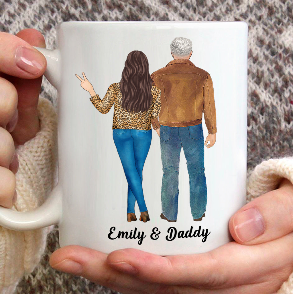 Telle mère, telle fille - Mug personnalisé pour papa