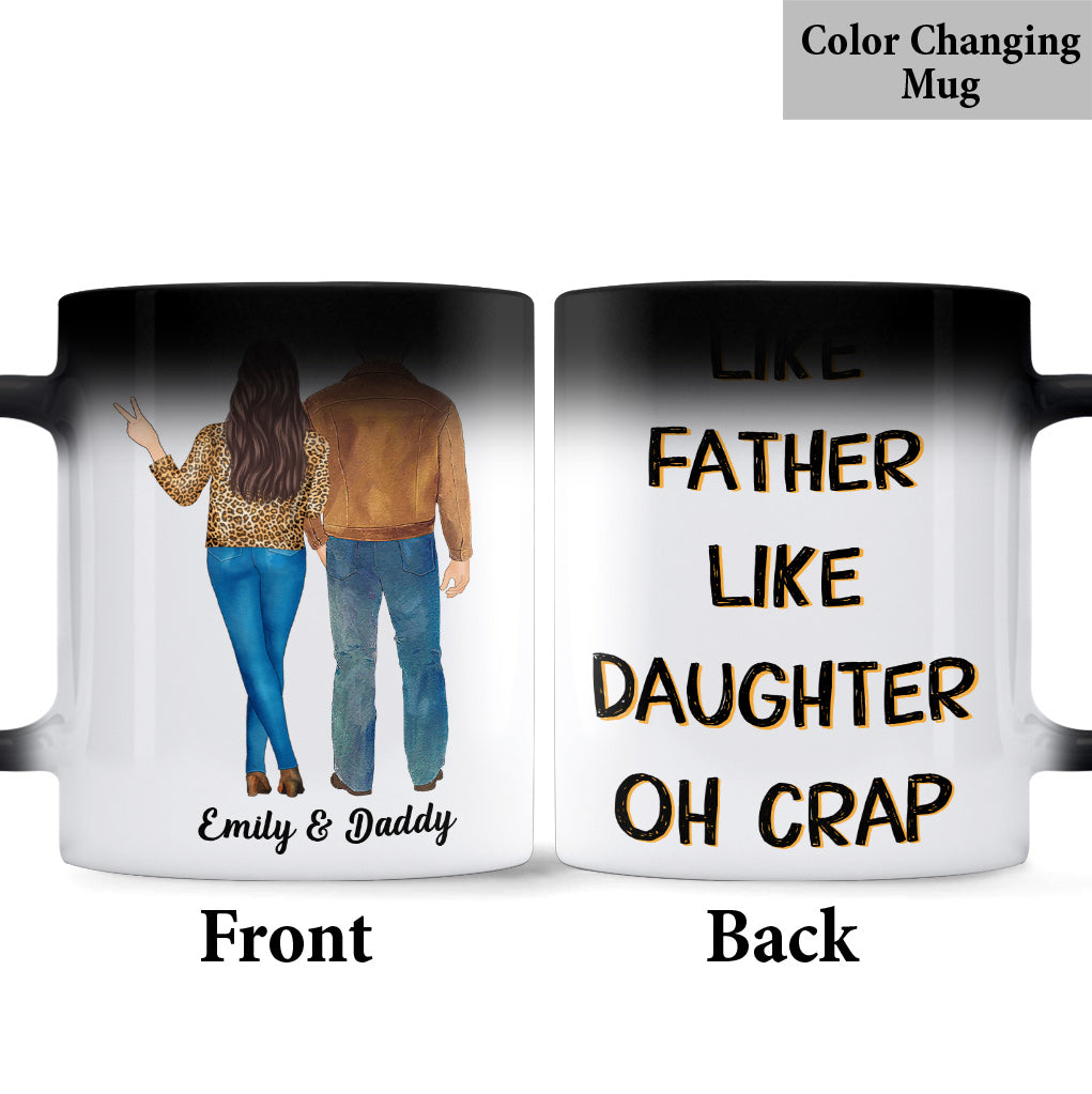 Telle mère, telle fille - Mug personnalisé pour papa