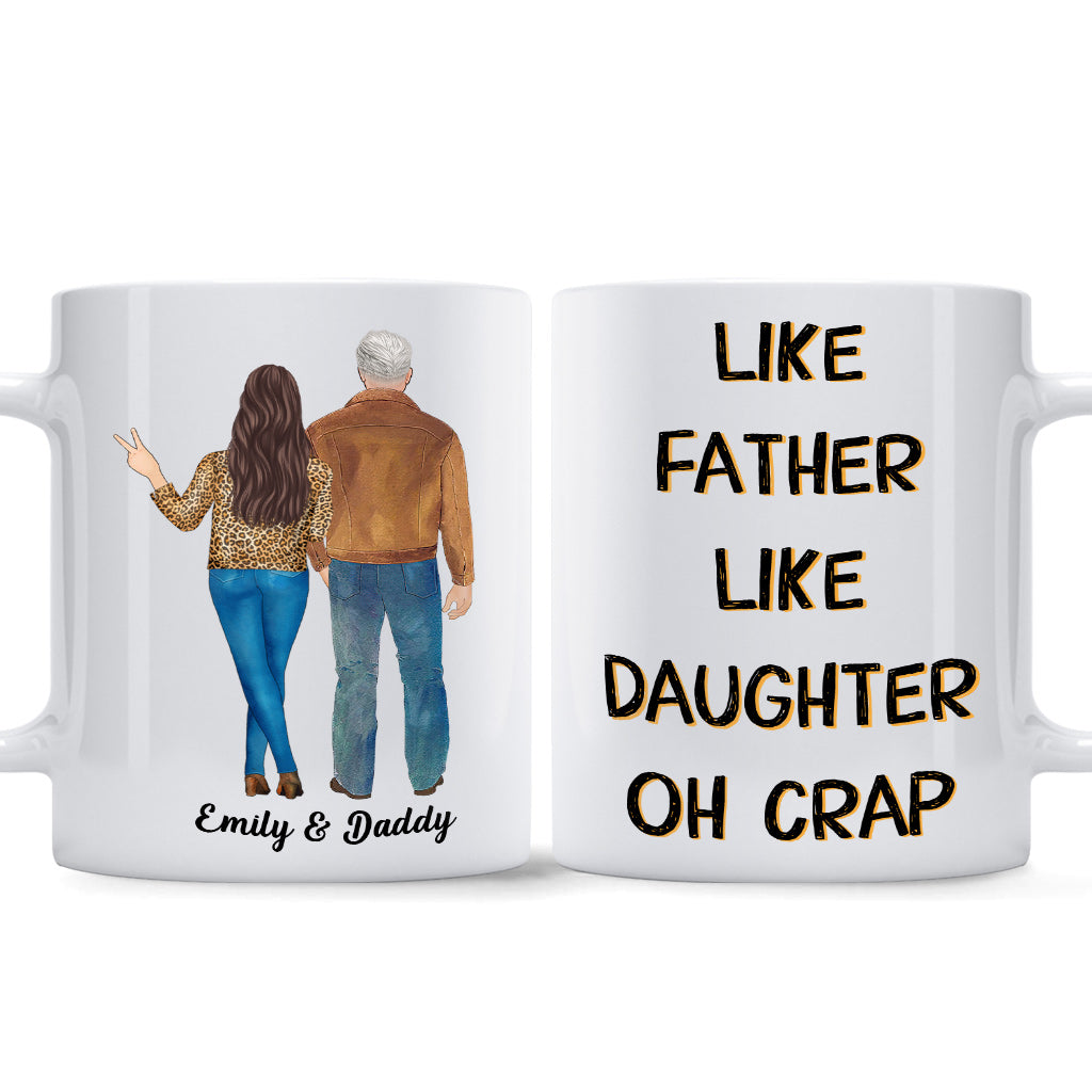 Telle mère, telle fille - Mug personnalisé pour papa