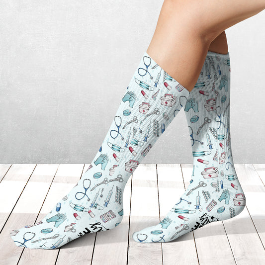 Nurse Off Duty Nurse Socks