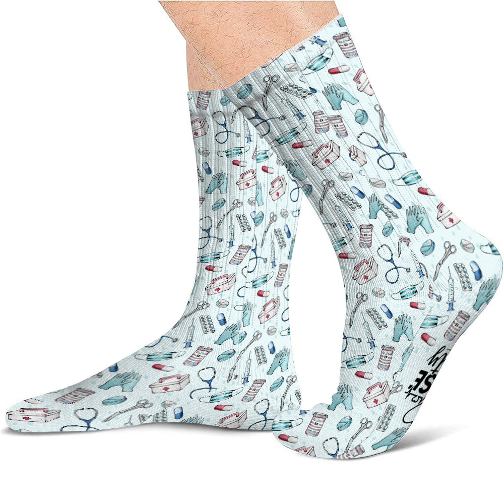 Infirmière hors service Chaussettes d'infirmière