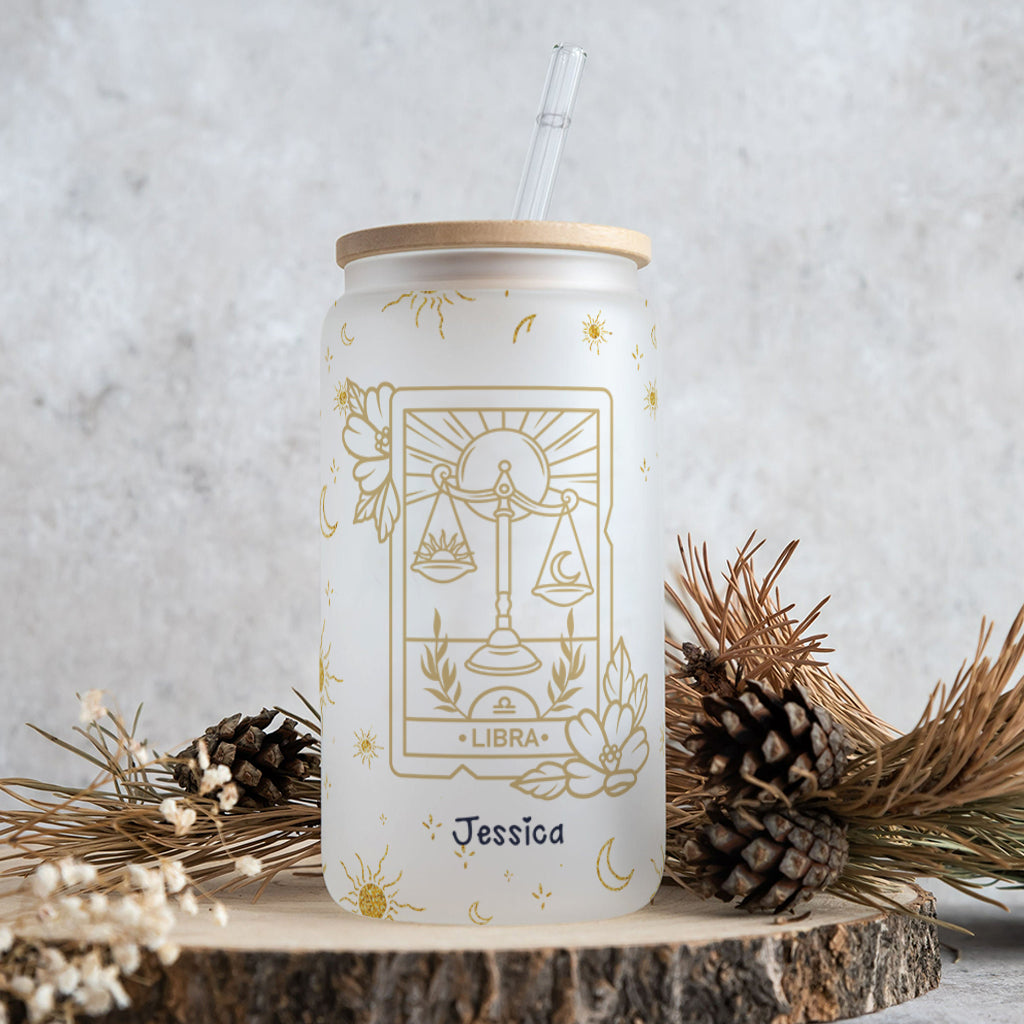 Galaxy Zodiac - Personalized Horoscope Can Glass