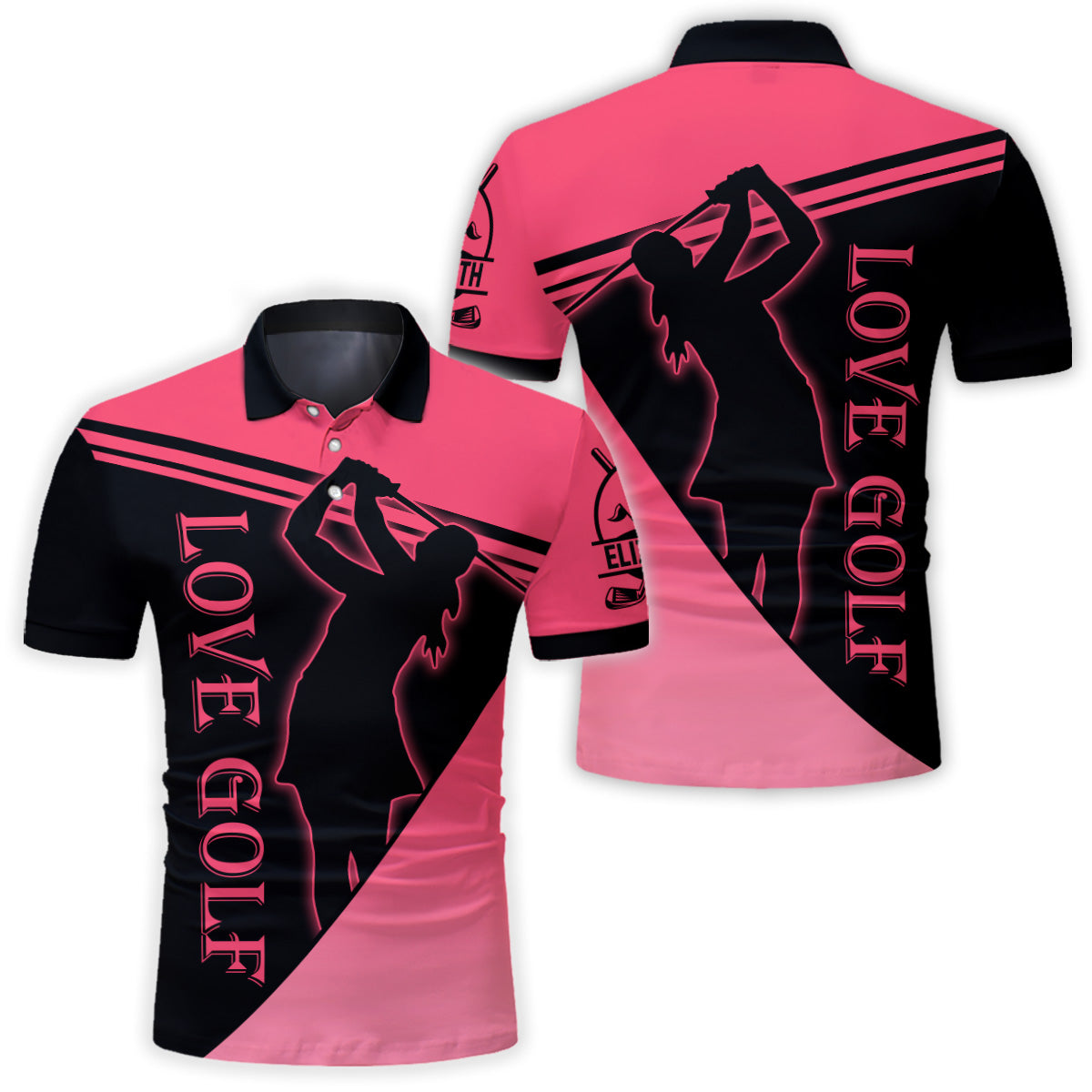 Love Golf - Personalized Golf Polo Shirt