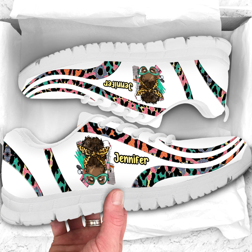 Vie d'infirmière - Baskets personnalisées pour infirmières