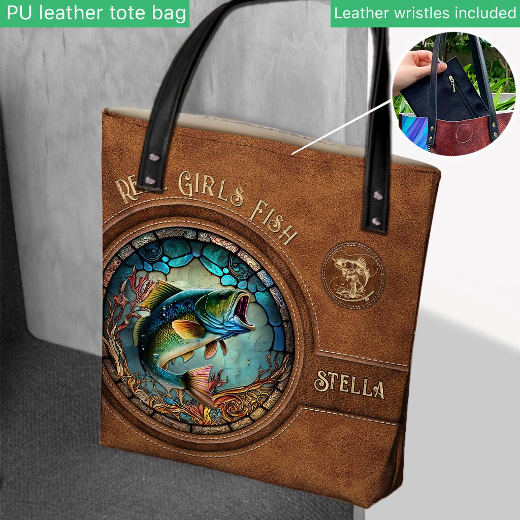 Sac fourre-tout de pêche personnalisé Reel Girls Fish Bass Fishing - Sac fourre-tout de pêche