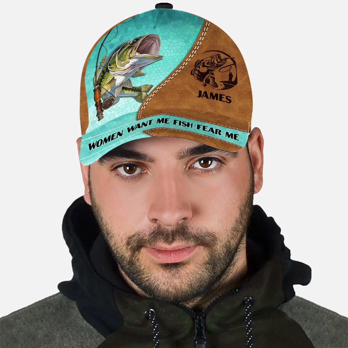 Les femmes me veulent - Casquette de pêche classique personnalisée