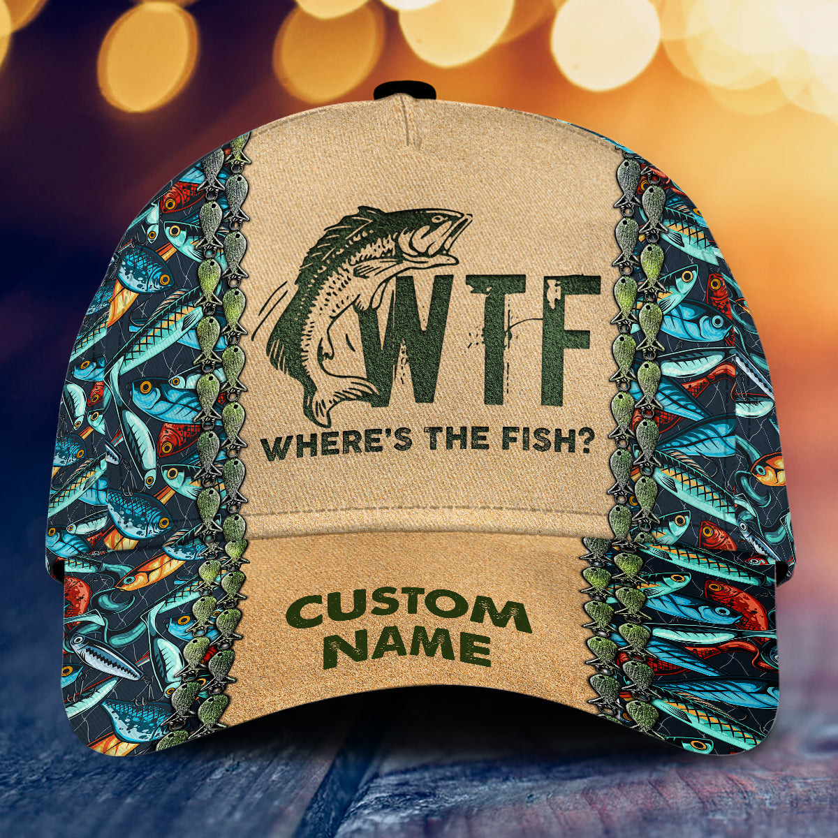 WTF - Personalized Fishing Classic Cap