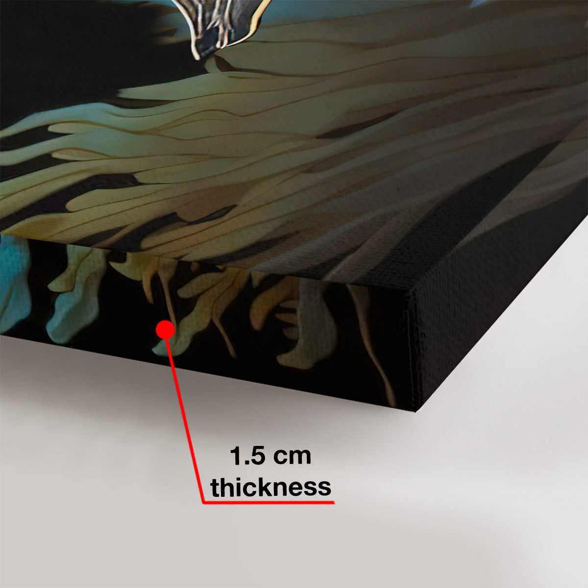 Couple de tortues en vitrail - Toile et affiche personnalisées représentant des tortues