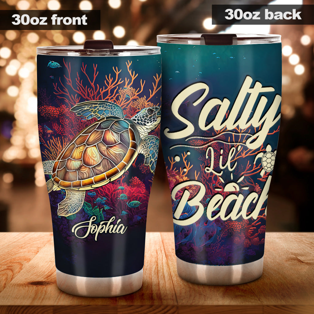 Tortue en vitrail - Gobelet personnalisé en forme de tortue