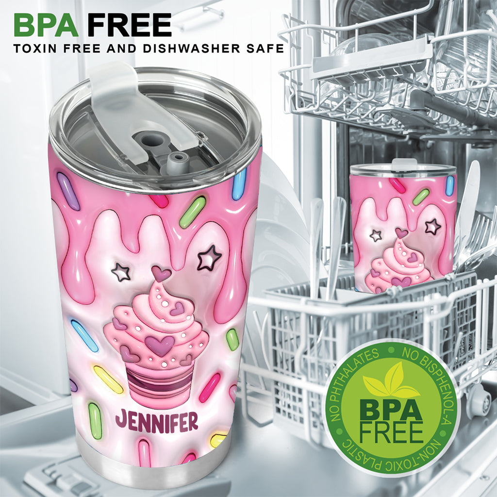 Gobelet isotherme personnalisé « J’adore pâtisser »