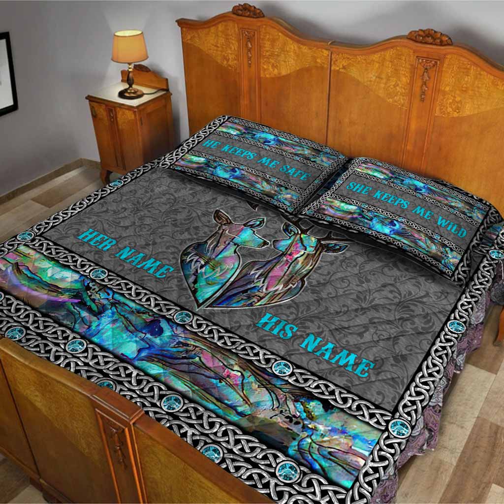 Tant de monde dans la forêt - Ensemble de courtepointe de chasse personnalisé